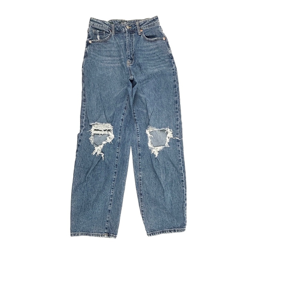 Wild Fable High Rise Baggy Women's size 4 Dark‎ Wash Blue Denim Jeans